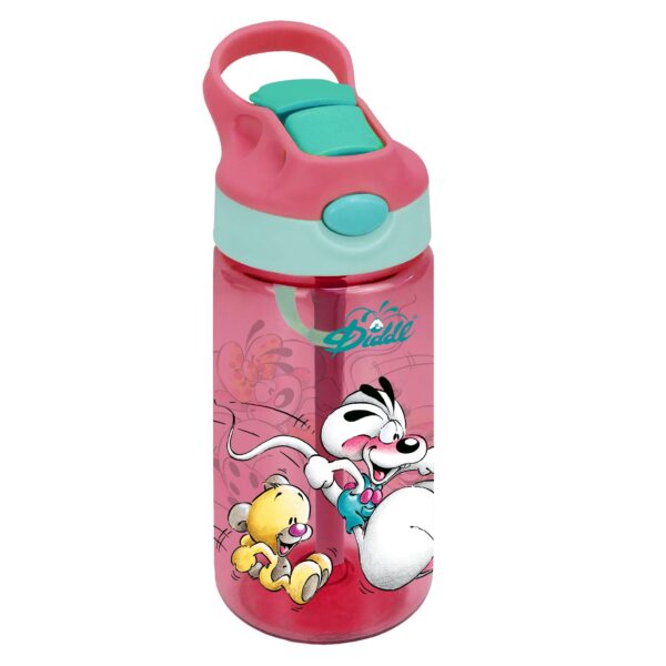 Diddl drinkfles 450ml roze