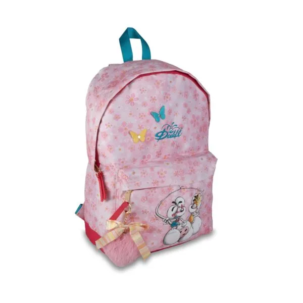 Diddl rugzak roze met sleutelhanger
