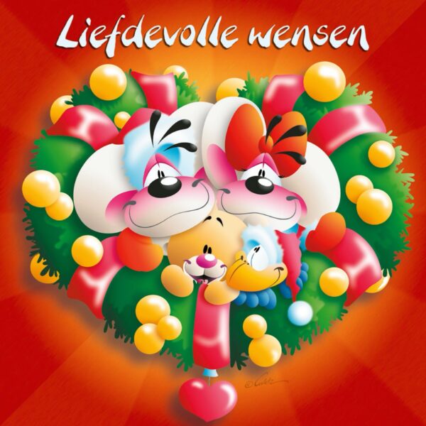 Diddl 3D-wenskaart - Liefdevolle wensen