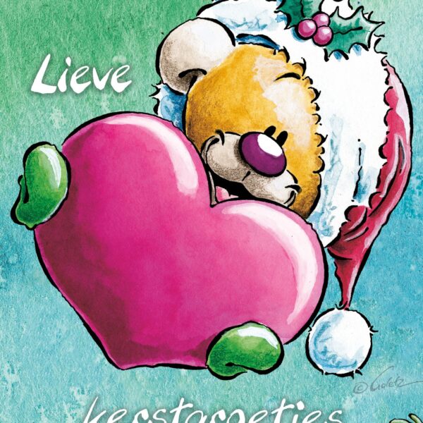 Diddl wenskaart - Lieve kerstgroetjes