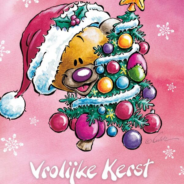 Diddl wenskaart - Vrolijke Kerst! Gelukkig Nieuwjaar!